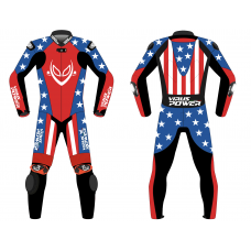 Virus Power Alien Textile Racing Suit with Helite Airbag System 2.0 - The Patriot